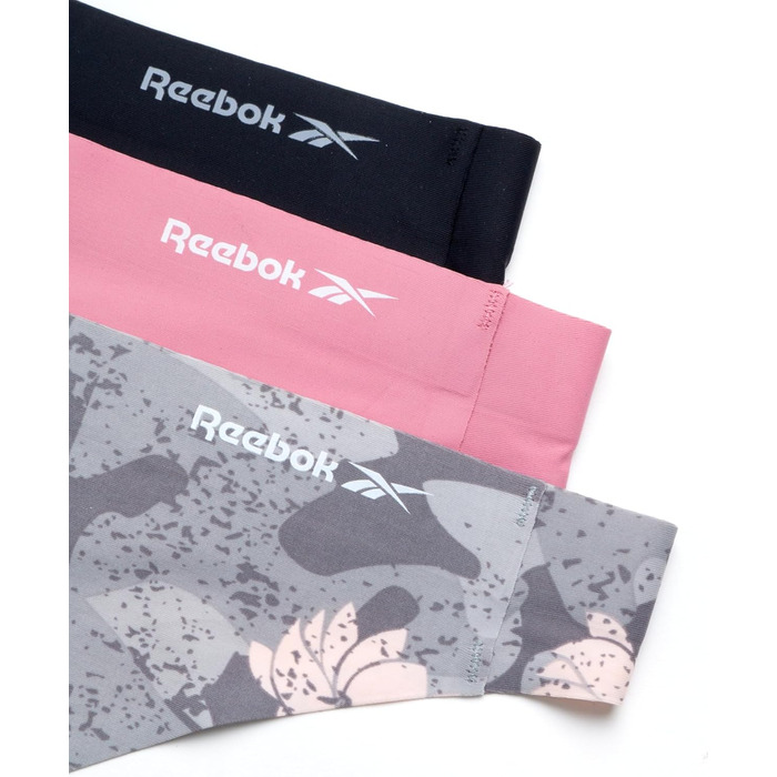 Спортивні труси Reebok для жінок - Stretch Performance String (3 шт. в упаковці) M, сірий/лисиця/чорний