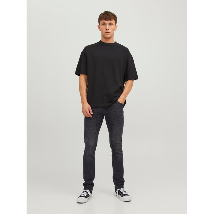 Чоловічі джинси Jack & Jones Slim Fit JJIGLENN JJORIGINAL чорного кольору, розмір 34W/34L