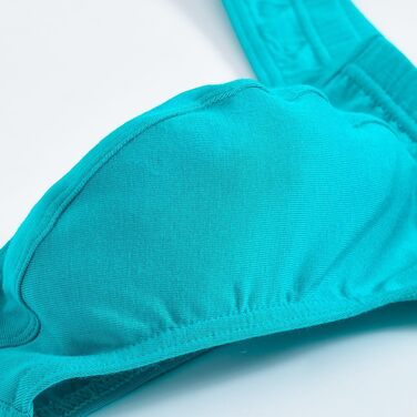 Тангі (сліп) для чоловіків BIATWOWR з еластичного матеріалу без етикетки, сексуальний та зручний (XL, Зелений)