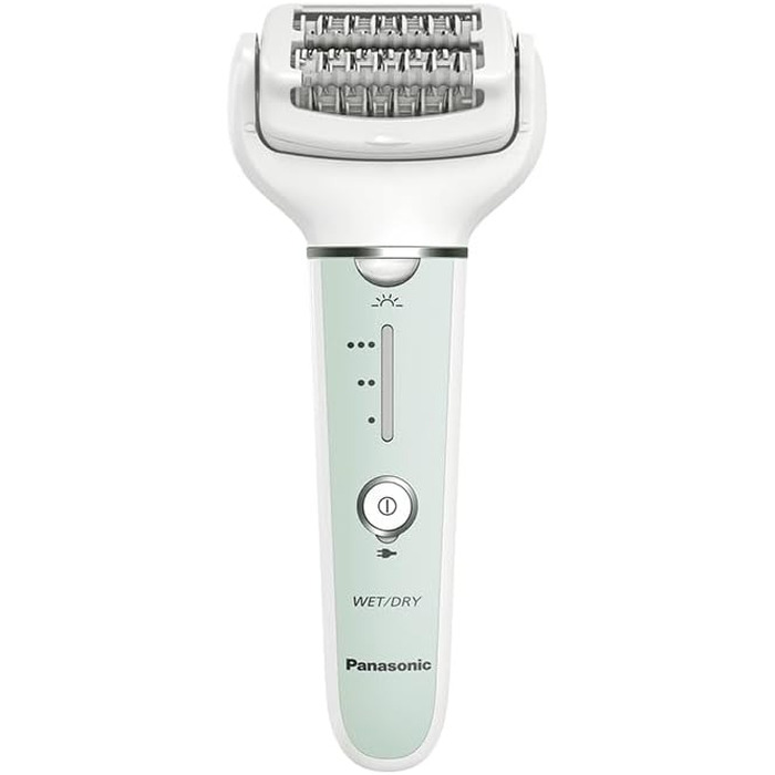 Епілятор для жінок Panasonic ES-EY30 4-в-1, вологостійкий (сухий/вологий), з 60 пінцетами, поворотна головка 90°, LED-підсвіткою та 3 рівня швидкості