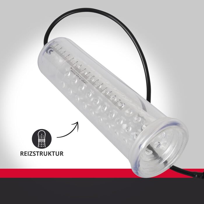 You2Toys Mister Boner - вібруючий насос для потенції, вакуумна помпа з висувним вібро-яйцем та силіконовою манжетою, чорний/прозорий (24 см)