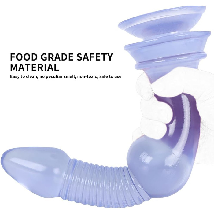 Анальний дildo Jixaxe 30 см з силікону - розширювач ануса, іграшка для стимуляції G-точки, чорний