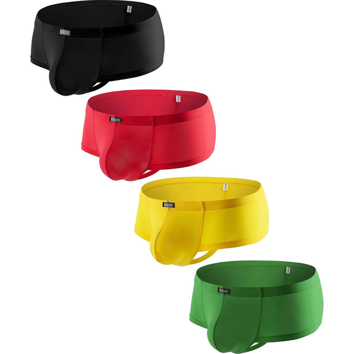 Боксерки iKingsky Freche Boxershorts: сексуальні боксерки з низькою талією, бразильський дизайн, 4 шт. (XXL)