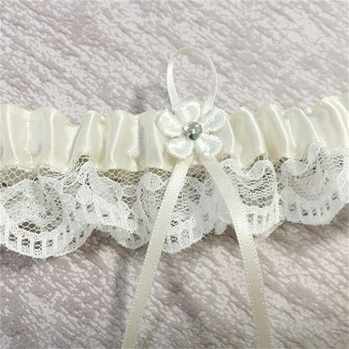 Біле мереживний стрінг для нареченої, мереживний стрінг для ніг, мереживний обруч для стегон, білий мереживний стрінг для весілля, універсальний розмір