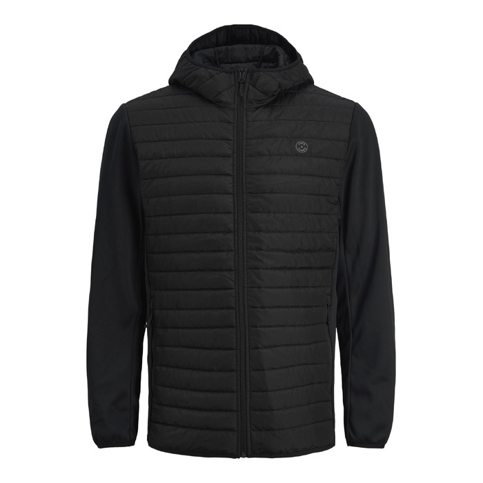 Чоловіча гібридна куртка JACK & JONES Hybridjacke L, чорна