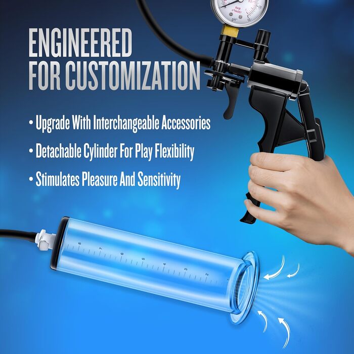 Преміум масажер для статевих органів Vx8, прозорий, універсальний розмір, 331385