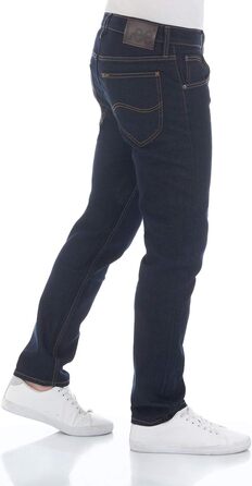 Чоловічі джинси Lee Daren Regular Straight Fit з еластичним стрейч-ефектом, темно-сині (Rinse Blue), 33W/30L