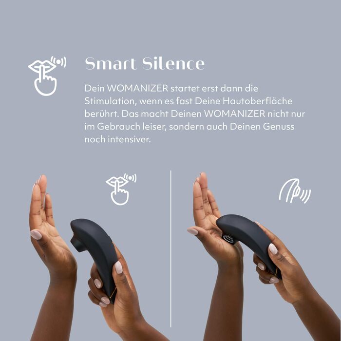 Womanizer Premium - вібратор для клітора з ефектом пульсації | Інтимна іграшка для жінок | Чорний, золотий
