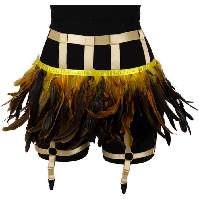 Жіночі мереживні накладки на стегна, ремінці для ніг, пояс для шкарпеток, готичний стиль, регульовані, для клубу, вечірки, танців, фестивалів (білий, світло-жовтий)