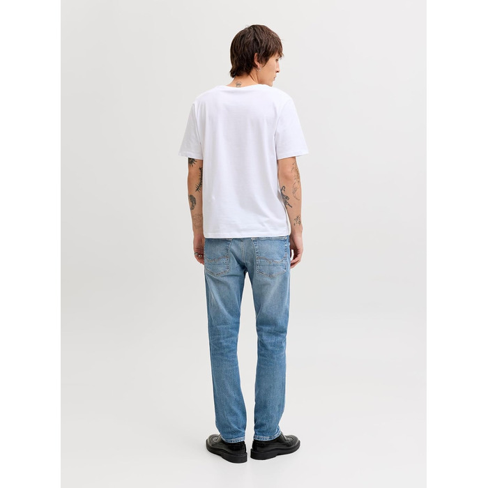 Чоловічі джинси Jack & Jones JJICLARK Regular fit, синій денім, 34W / 32L