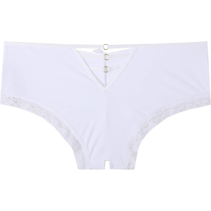 Жіночий купальник Verano: бікіні без кісточок, мереживний, з бантиком, для відпочинку біля води (білий/Opulenter Garten)