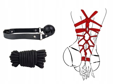 BDSM-набір Xsara багатокольоровий, 12 предметів