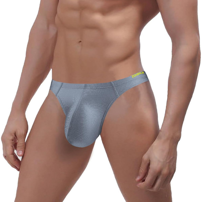 Танга чоловічі ZUOLAIYIN (8187) сірі, 1 шт. в упаковці
