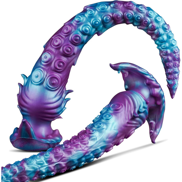 Анальний плаг-монстр XXL з силікону, 40 см, з підставкою - для досвідчених користувачів