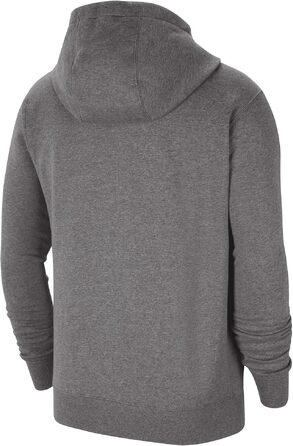 Чоловіча флісова кофта-худі Nike Park 20 з капюшоном та блискавкою, Charcoal Heather/White, розмір S
