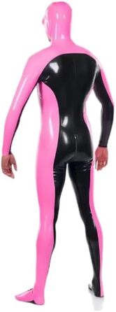 Костюм-боді з латексу Gaylop Club - рожево-чорний, для косплею