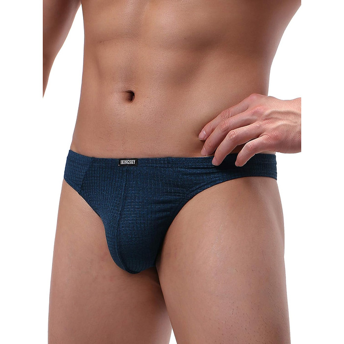 Сексуальна чоловіча труси Tanga iKingsky (6 шт.) - бавовна, еластичний пояс