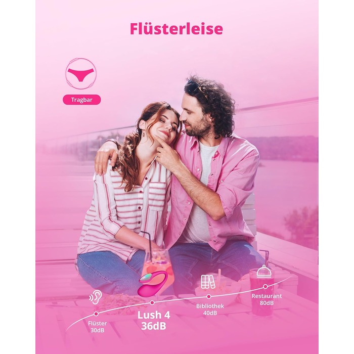 LOVENSE Lush 4.0 - вібратор G-Spot з LED-підсвіткою та пультом дистанційного керування - іграшка для дорослих для жінок та пар