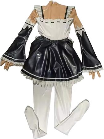 Костюм з латексу DDINGHOONQPODFR для косплею: жіночий/чоловічий, латексний боді, розмір на замовлення, Lolita, 3XL