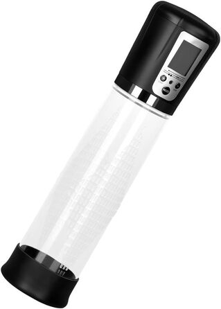 EIS Penispumpe: Електрична помпа для ерекції | 4 інтенсивності | З перезарядкою | Безпечне силіконове покриття | З клапаном безпеки | 29 см