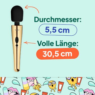 Масажер для тіла Luxy Silver (Gold) - бездротовий вібратор для жінок з 10 режимами, вологостійкий