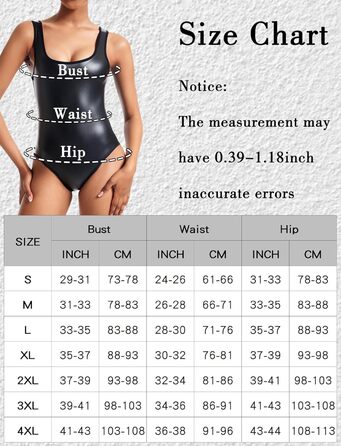 Боді з короткими рукавами FEOYA з PU шкіри, облягаючий, для клубів, вечірок, йоги та повсякденного носіння (M)