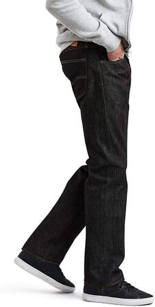Чоловічі джинси Levi's 501 Original Straight Fit, класичний крій, Stonewashed Black (33W / 30L)