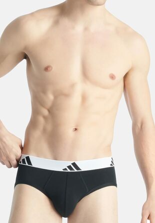 Труси чоловічі Adidas (3 шт. в упаковці) (XXL, чорний 006)