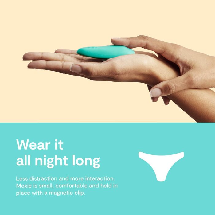 We-Vibe Moxie: Вібратор-кліторальний масажер, портативний, 10 режимів, водонепроникний