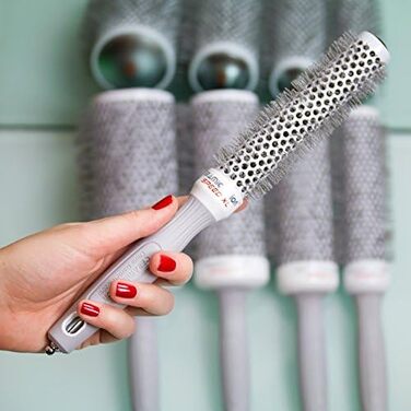 Керамическая ионизирующая круглая щетка для волос Olivia Garden Ceramic + Ion Speed XL 25/40 мм для укладки та вирівнювання короткого волосся