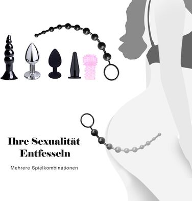 Набір для БДСМ: кайдани, наручники, анальний плагін, кліпси для сосків, плетіння, маска для очей, 28 шт. (фіолетовий)