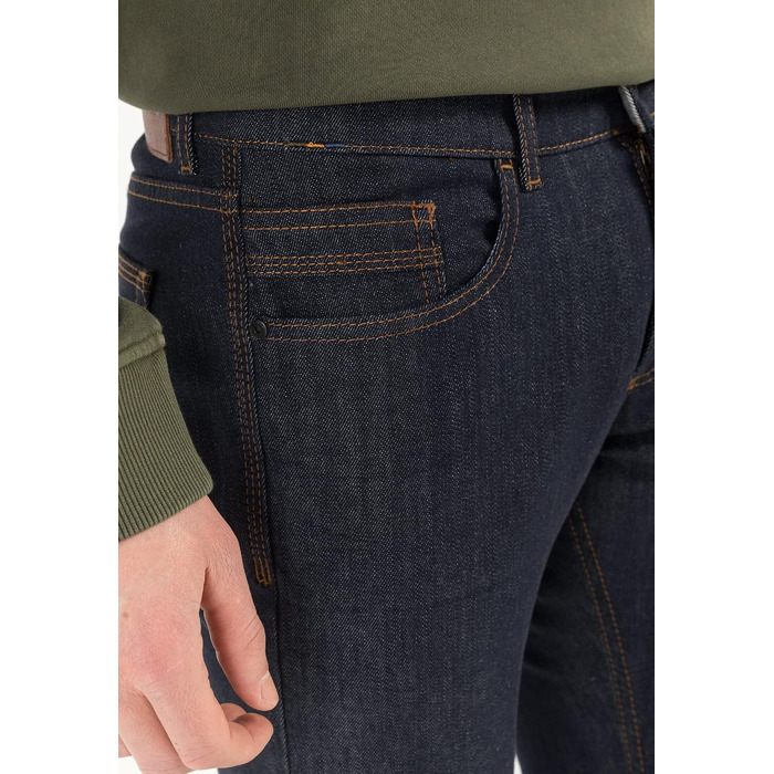 Чоловічі джинси camel active Madison Slim Fit, темно-сині, бавовна з еластаном, 32W / 32L