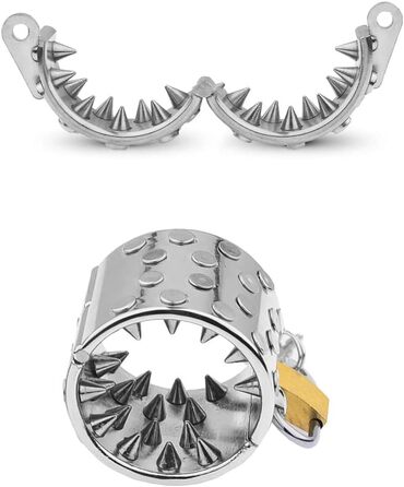 Кольцо для статевого члена з металу, з шипами, стимулятор, для чоловіків, 40 мм