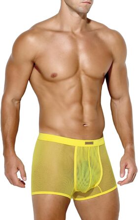Боксерки чоловічі Caey Kevin Herren, прозорі, низька талія, 3XL, A9-жовтий