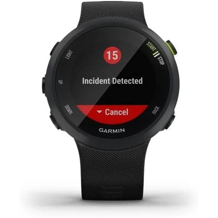 Спортивний GPS-годинник Garmin Forerunner 45 для бігу, фітнес-трекер з вимірюванням пульсу та планами тренувань (Чорний, Medium)