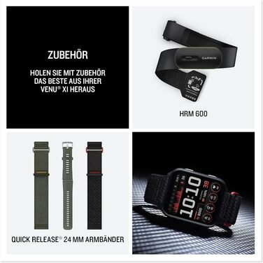 Смарт-годинник Garmin Venu X1 51мм чорний: AMOLED-дисплей 2