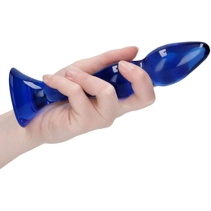 Ділт з боросилікатного скла Shots Chrystalino Galant, блакитний, 15 см