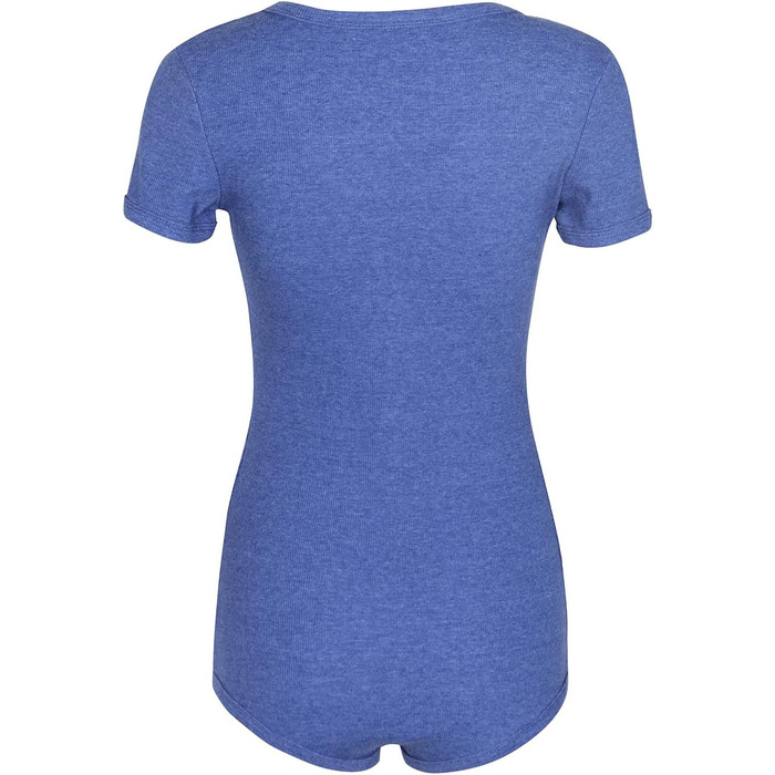 Жіночий боді Roelux з глибоким V-поглибленням, довгим рукавом, трикотажний, чорний, розмір S.