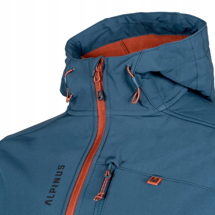 Чоловіча тактична куртка Softshell Alpinus ASO, синя, розмір M