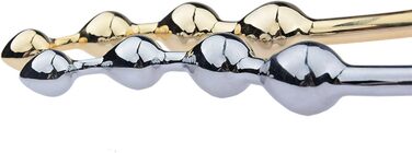 Металевий анальний плагін з нержавіючої сталі - дилдо для дорослих, унісекс. Іграшка для секс-ігор, мастурбації. Довгий бат-плаг, секс-машина.