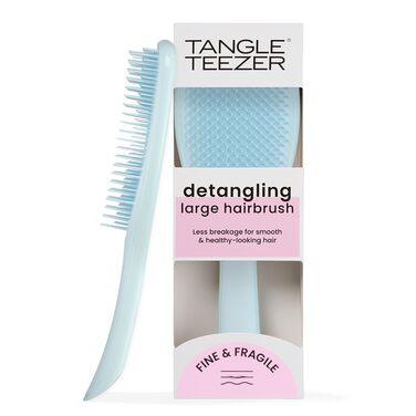 Щітка для волосся Tangle Teezer Ultimate Detangler для вологого та сухого волосся, розплутувальна для густого, кучерявого та довгого волосся, синя (для тонкого та чутливого волосся)