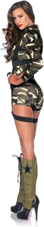 Костюм для дорослих LEG AVENUE Goin' Commando, камуфляж, розмір S (EUR 36)