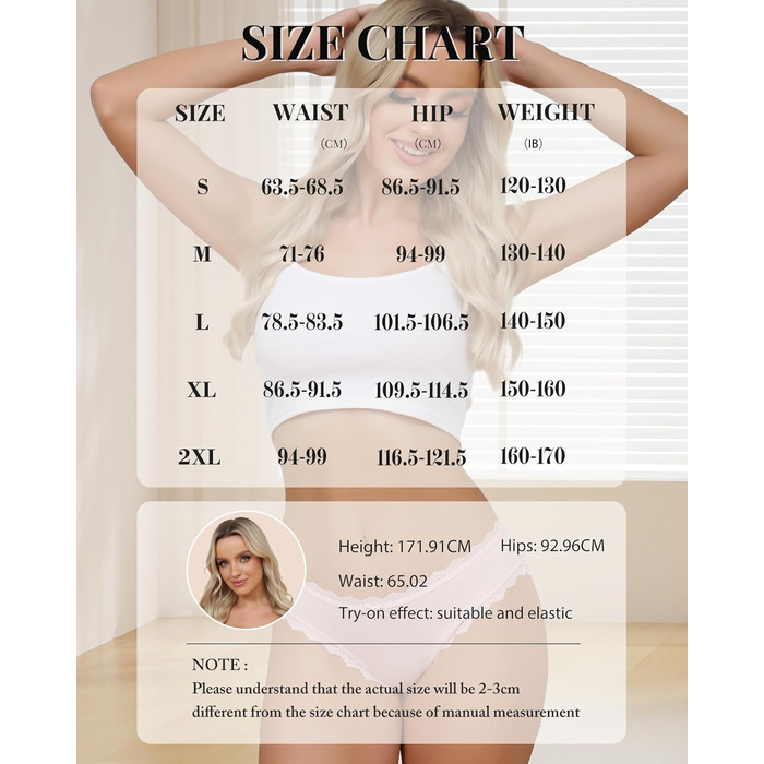 Жіноча бавовняна білизна Levao: комплект трусиків-сліпів, бра-хіпстерів, 6 кольорів, S-XXL