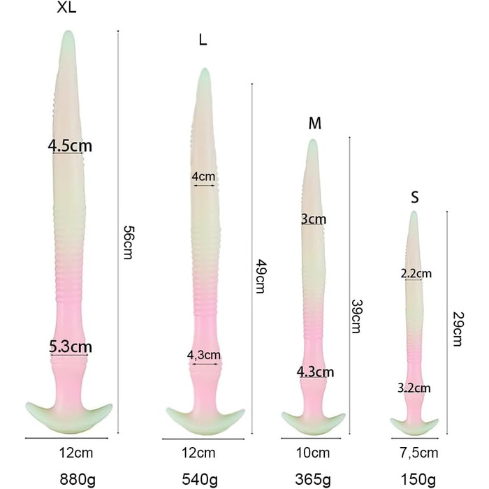 Анальний плагін NAIXBTY з гнучкого силікону для масажу простати та вагінальної стимуляції