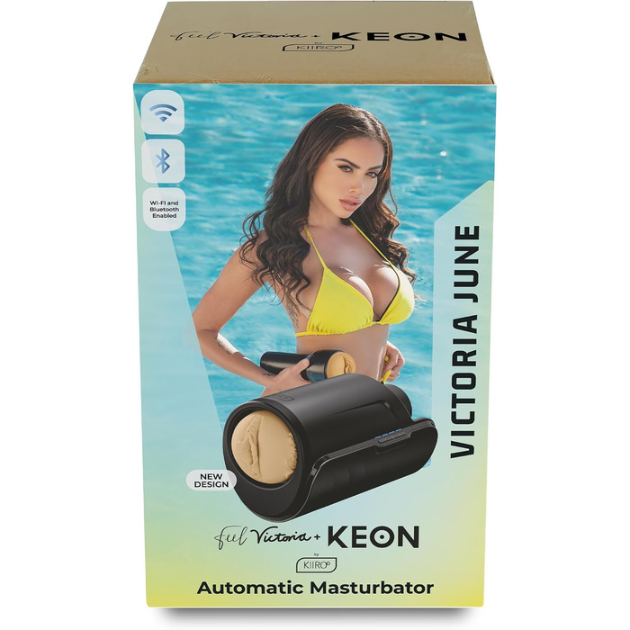 KIIROO Keon - Автоматичний мастурбатор для чоловіків з інтерактивним контентом FeelMe AI, до 230 імпульсів/хв, бездротовий