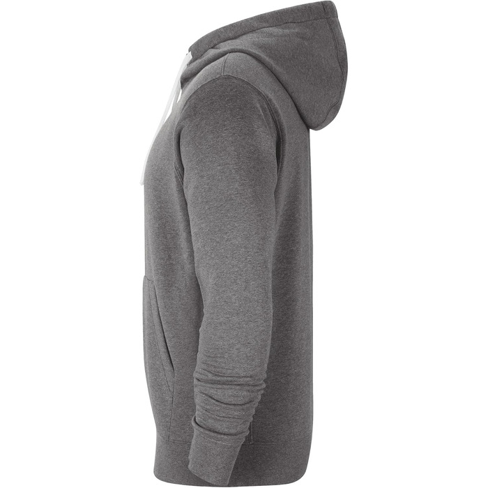 Чоловіча флісова кофта-худі Nike Park 20 з капюшоном та блискавкою, Charcoal Heather/White, розмір S