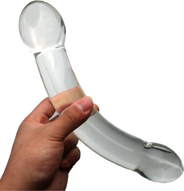 Скляний анальний плагін XXL (5 см) - Скляний дило, анальні кулі, плагін для анального сексу, мастурбація для чоловіків та жінок