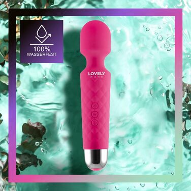 Вібратор для жінок Lovely Wand - бездротовий, водонепроникний, 20 режимів, з акумулятором