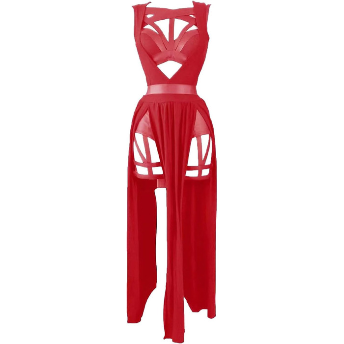 Сексуальна піжама WILLBEST: комплект бюстгальтер та труси з мережива та шкіри для жінок, розмір 4XL