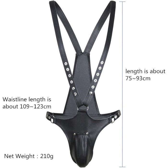 Штани з еластичною шкіряною вставкою для чоловіків, сексуальний стиль, костюми для стрип-танцю, обтислі штани, комбінезон